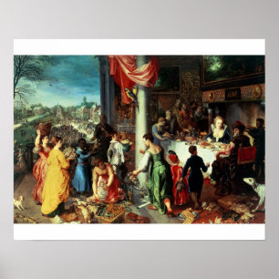 Affiche La fête d'hiver, Rassemblement dans l'État bavaroi