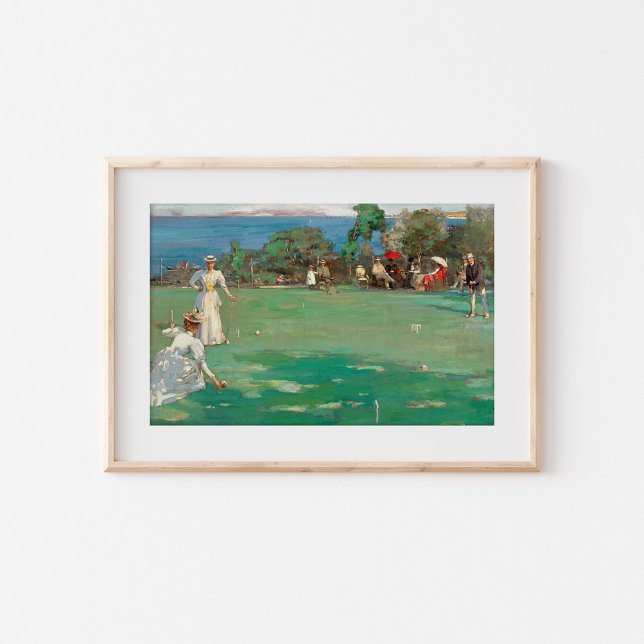 Affiche La Fête du Croquet | Sir John Lavery (Créateur téléchargé)