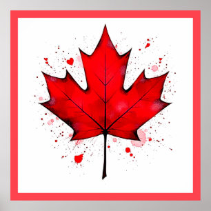 Affiche La feuille d'âme du Canada