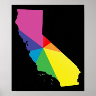 Affiche la fierté de la californie.