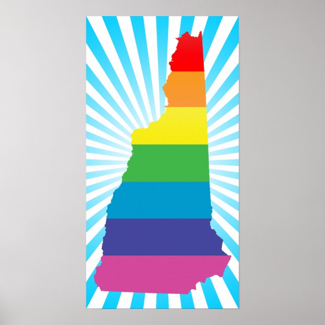 Affiche la fierté du nouveau hampshire. (Devant)