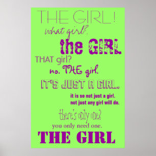 Affiche La fille
