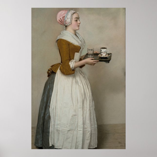 Affiche La fille au chocolat de Jean-Étienne Liotard (Devant)