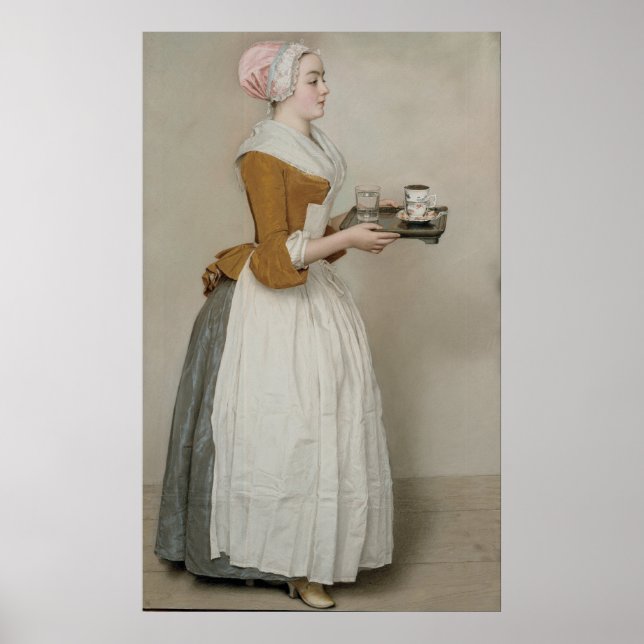 Affiche La fille au chocolat, Jean-Etienne Liotard (Devant)