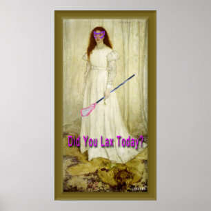 Affiche La fille dans le blanc