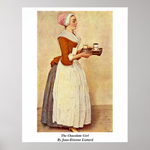 Affiche La Fille Du Chocolat De Jean-Etienne Liotard