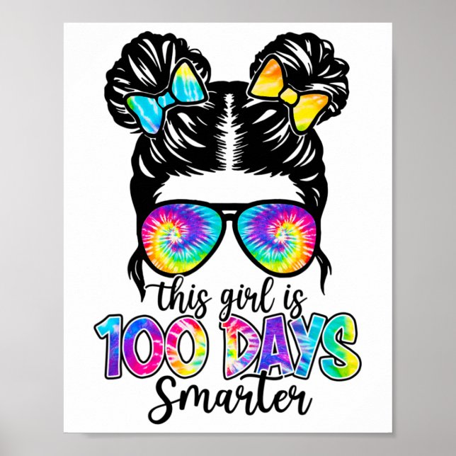 Affiche La Fille Est 100 Jours Plus Intelligente 100 Jours (Devant)
