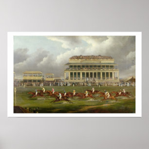 Affiche La finition d'Epsom Derby en 1822