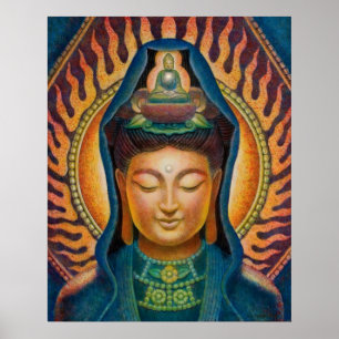 Affiche "La flamme de Kuan Yin"