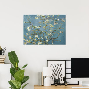 Affiche La floraison d'amandier de Vincent van Gogh (1890)