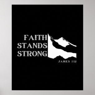 Affiche La Foi est forte - James 1:12