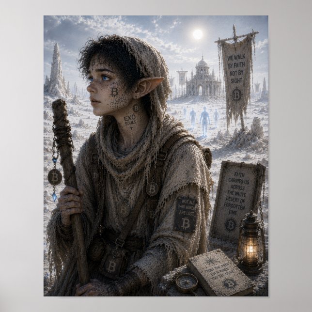 Affiche La Foi / L'Enfant Pèlerin / Le Désert Blanc (Devant)