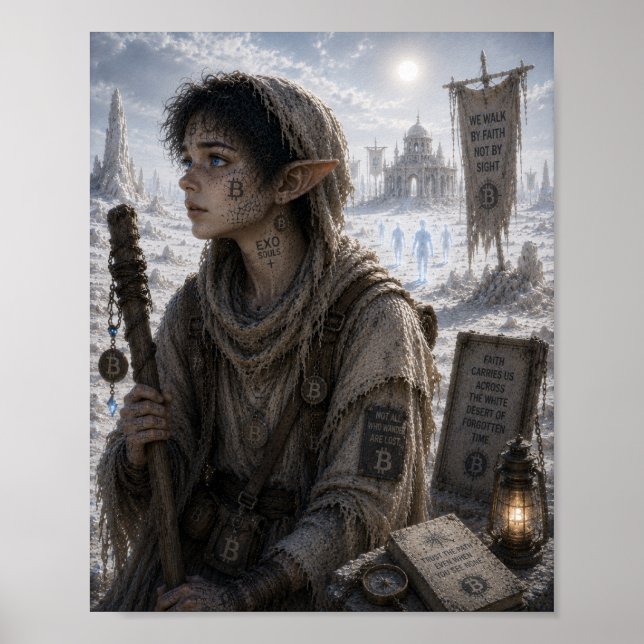 Affiche La Foi / L'Enfant Pèlerin / Le Désert Blanc (Devant)