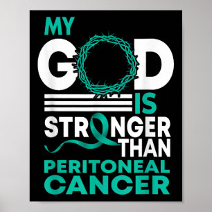 Affiche La Foi Mon Dieu Est Plus Fort Que Le Cancer Du Pér
