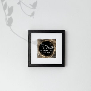 Affiche La Foi Plus Grande Que La Peur Motivationnelle