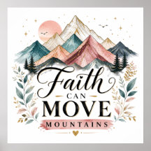 Affiche La Foi Soulève Des Montagnes