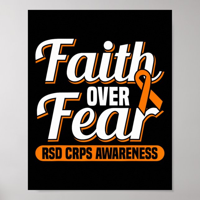 Affiche La Foi Sur La Peur Rsd Crps Sensibilisation (Devant)