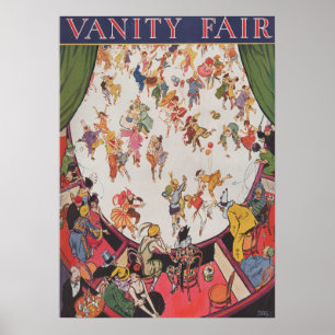 AFFICHE LA FOIRE AUX VANITÉS