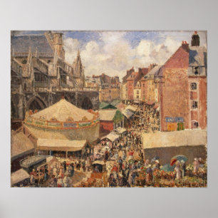 Affiche La Foire de Dieppe, Sunny Morning, 1901
