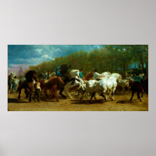 Affiche La Foire du Cheval de Rosa Bonheur (1852-1855)