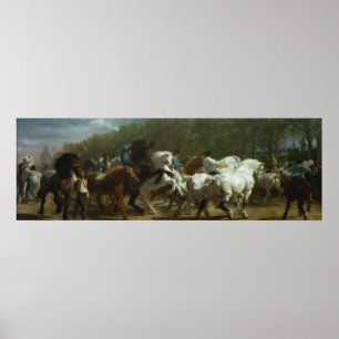 Affiche "La Foire du Cheval" de Rosa Bonheur Poster, Impri