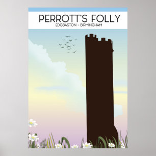 Affiche La Folie de Perrott, Edgbaston, Birmingham