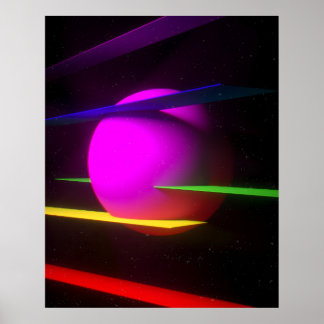 Affiche La Fontaine des Couleurs
