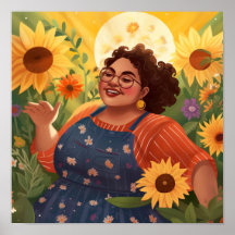 La force et la joie de la femme dans le jardin au 