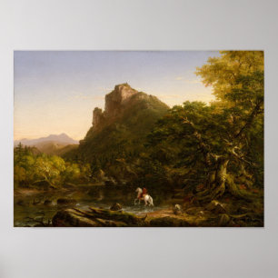 Affiche La Ford Mountain — Thomas Cole Wall Art