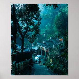 Affiche La forêt de Kyoto Inari Shirne