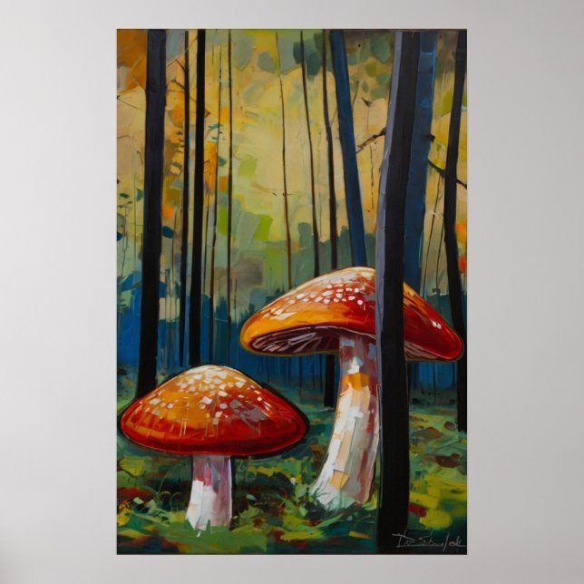 Affiche La forêt des champignons (Devant)