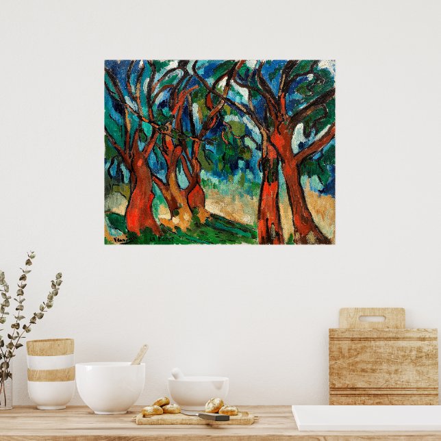 Affiche La Forêt | Maurice de Vlaminck | (Cuisine)