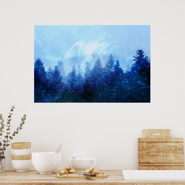 Affiche La forêt s'éveille de la brume (Cuisine)