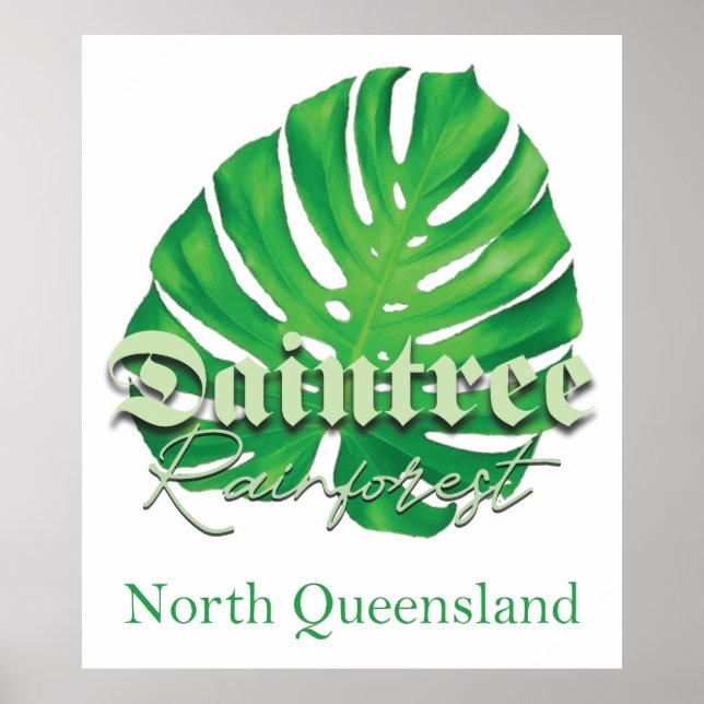 Affiche La forêt tropicale de Daintree (Devant)