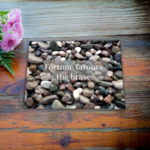 Affiche La fortune du proverbe favorise l'affiche courageu