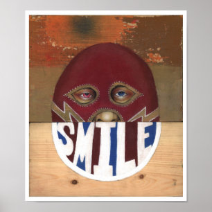 Affiche la foudre frappe un sourire