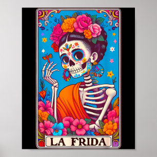 Affiche La Frida Dia De Los Muertos Jour Des Morts Hallowe