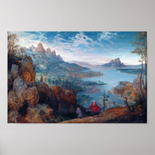 Affiche La fuite en Egypte, Pieter Bruegel