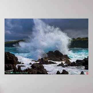 Affiche La Furie De Kanaloa ~ Dieu Hawaïen De L'Océan