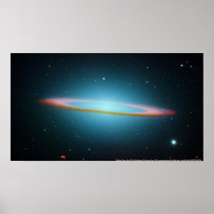 Affiche La galaxie de sombrero