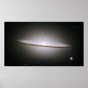Affiche La galaxie Sombrero