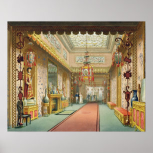 Affiche La galerie chinoise, des 'vues du Pavi royal