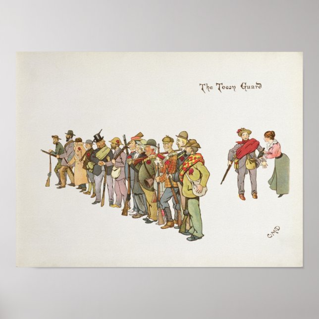 Affiche La garde municipale du Leaguer de Ladysmith (Devant)