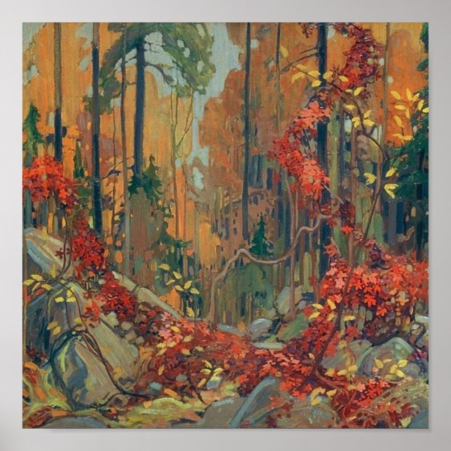 Affiche La Garland de Tom Thomson Automne (Devant)