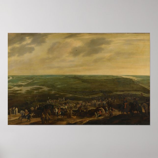 Affiche La garnison espagnole défaite quittant ‘s-Hertogen (Devant)