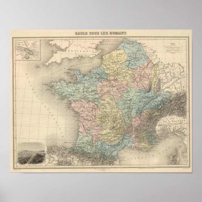 Affiche La Gaule sous les Romains (Devant)