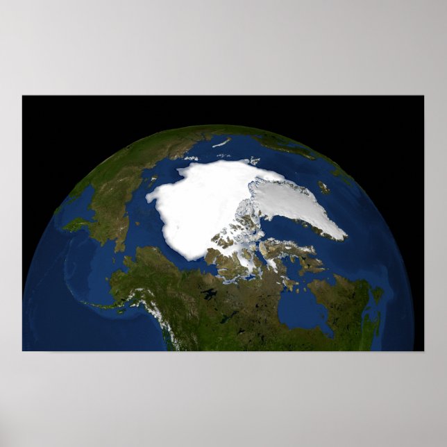 Affiche La glace de mer arctique en 2005 (Devant)