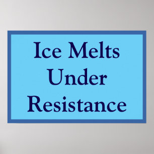 Affiche La glace fond sous la résistance