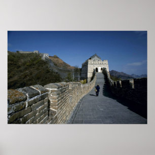 Affiche La Grande Muraille, Pékin, Chine