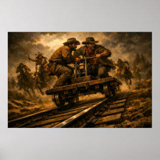 Affiche La Grande Poursuite